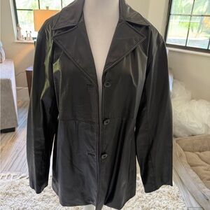 Wilson Black Leather Jacket Timeless Design